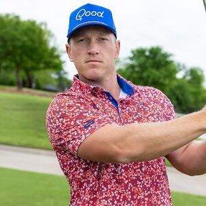 GOOD GOOD POLOS
 BEACHSIDE red /white/blue  FLORAL POLO